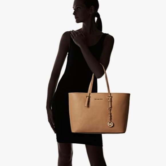 ✨Michael Kors Jet Set Tote Bag Dark Khaki - Picture 1 of 5